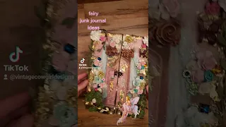 Fairy junk journal (ideas) FAIRY LIGHTS (See what's behind the doors) #journal #fairy #fairylights