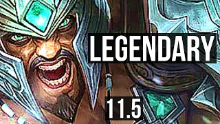 TRYNDAMERE vs KARMA (TOP) | 11/0/2, Rank 4 Trynda, Legendary | EUW Challenger | v11.5