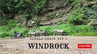 Single Track Riding Day 1 at Windrock Park