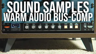 Warm Audio Bus-Comp - DRUM SOUND SAMPLES!