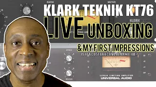 Klark Teknik KT76 Is It A Cost Effective Solution To The UA 1176 | LIVE UNBOXING FIRST IMPRESSIONS