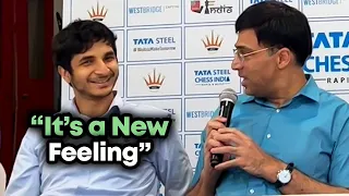 How Does It Feel To Be OLDEST Player? - Vishy To Vidit Gujrathi