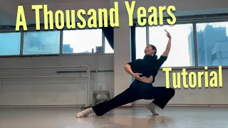 [Dance Tutorial] A Thousand Years- Christian Perri Choreography.MIA |재즈댄스 |컨템포러리리리컬재즈 | 댄스학원 |신촌