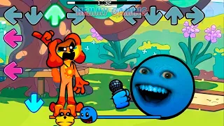 [SWAP] FNF Geometry Dash 2.2 & Annoying Orange vs Smiling Critters ALL PHASES Sings Can Can