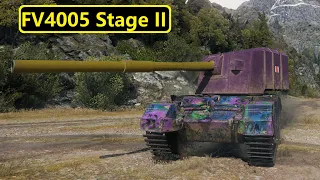 FV4005 Stage II. Бабаха тащит бой. World of Tanks Top Replays.