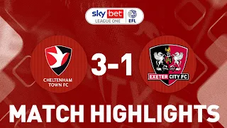 HIGHLIGHTS: Cheltenham Town 3 Exeter City 1 (18/3/23) EFL Sky Bet League One