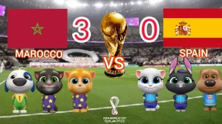 My Talking Tom Friends - FIFA WORLD CUP QATAR 2022 - MAROCCO vs SPAIN - PENALTY