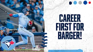 Addison Barger's FIRST Major League hit!