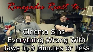 Renegades React to... Cinema Sins - Everything Wrong With Jaws in 9 Minutes or Less