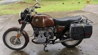 1977 BMW R100/7 Cold Start