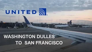 Lightning storm! TRIP REPORT United Airlines UA1210  Washington Dulles to SFO Boeing 737-900