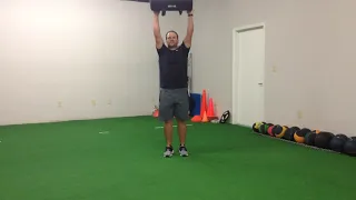 Lateral lunge overhead press