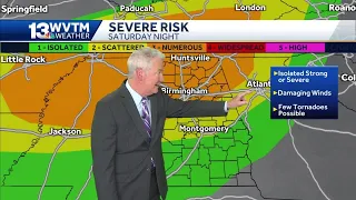 Severe storms on New Year's Day