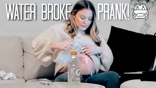 My Water Broke Prank!!! (BEST Reaction)