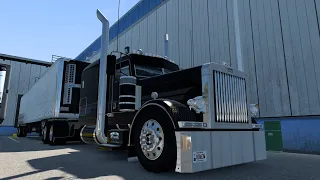 Rollin' 389  Peterbilt  Bozeman MT - Helena MT   Zeemods C16  American Truck Simulator  ATS 1.45