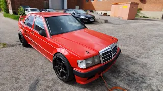 TAKING THE 700HP 190E V8 TURBO FOR A DRIVE
