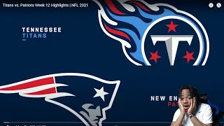 Titans vs. Patriots Week 12 Highlights | NFL 2021! Reaction