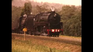 3824 and 5917 blast up Fassifern Bank in 1967.