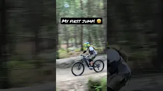 Jumping an e-mtb for the first time. I’m sold! 🔥🤩 #emtb #mtb #mtblife #mtbuk