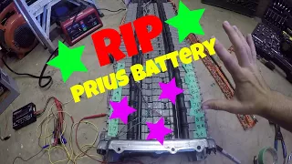 Why I will not be rebuilding the Toyota Prius hybrid battery due to bad cells in the modules