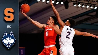 Syracuse vs. Connecticut Basketball Highlights (2015-16)