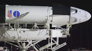 SpaceX Demo-2 Spacecraft & Falcon 9 Rocket rolled out to the Launch Pad