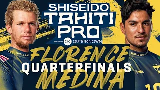 John John Florence vs Gabriel Medina | SHISEIDO Tahiti Pro - Quarterfinals Heat Replay