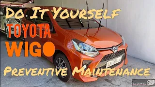 Do It Yourself Toyota Wigo preventive maintenance for only 2000 Pesos