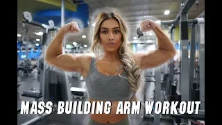 Mass Building Arm Workout / I Get My New Extensions!