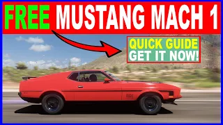 Forza Horizon 5 How To Get and Unlock FREE Ford Mustang Mach 1 1971 2007 Quick Guide