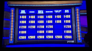 Double Jeopardy, contestant wagers $6,000 on the 2nd Daily Double in the game (5/23/19)