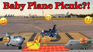 The Baby Planes Go On A Picnic And Meet Someone New?! | Baby C17 And Friends Ep.2