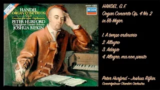 Händel, C. F. - Organ Concerto Op. 4 No.  2 in Bb - Hurford, Rifkin