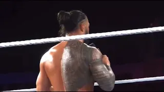 Roman Reigns Break Character ||Another Time In WWE live event