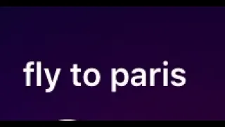 Fly to Paris