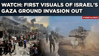 Israeli Military Releases First Visuals Of Gaza Ground Invasion As Door-To-Door combat Begins. Watch