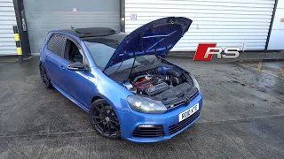 This Insane VW MK6 GOLF R has a 500BHP 2.5L AUDI RS3 Engine!