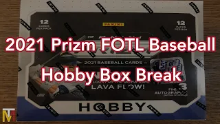 2021 Panini Prizm Baseball First Off The Line (FOTL) Hobby Box Break - Top Rookie Shimmer Auto!