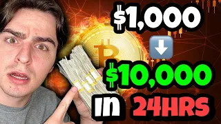 Turning $1,000 Into $10,000 In 24Hrs. [Trading Bitcoin]