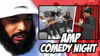 ClarenceNyc Reacts To Comedians Trying To Make AMP Laugh..😂