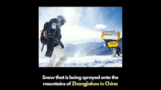 Did you know China will use fake snow for Winter Olympics? | Beijing Olympics 2022