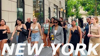 [4K]🇺🇸NYC Summer Walk🗽5th Ave to Upper East Side❤️‍🔥 Museum Mile Festival | June 2023