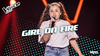 Camille - 'Girl On Fire' | Blind Auditions | The Voice Kids | VTM