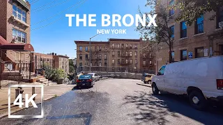 4K Driving in The Bronx to Manhattan via local Streets - New York City - USA - 2022