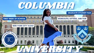 NYC VLOG | first week at Columbia University!