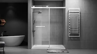 GETPRO Double Sliding Shower Door DS01