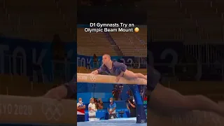 I now see why men don’t do beam 😂#gymnastics #beam #ncaasports #balancebeam #gymnast #d1 #fitness