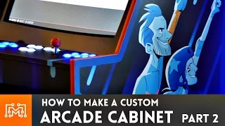 Arcade Cabinet build Part 2 (graphics & trim) // How-To | I Like To Make Stuff