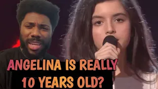 Angelina Jordan (10 Year Old) - Feeling Good "LIVE on The Stream Gir Tilbake" REACTION VIDEO