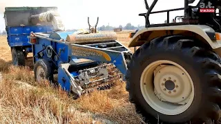 Swaraj 963 FE 2020 Model With New Vishwkarma Straw Reaper | Bhoosa banane ki mashin | a.t.tractors